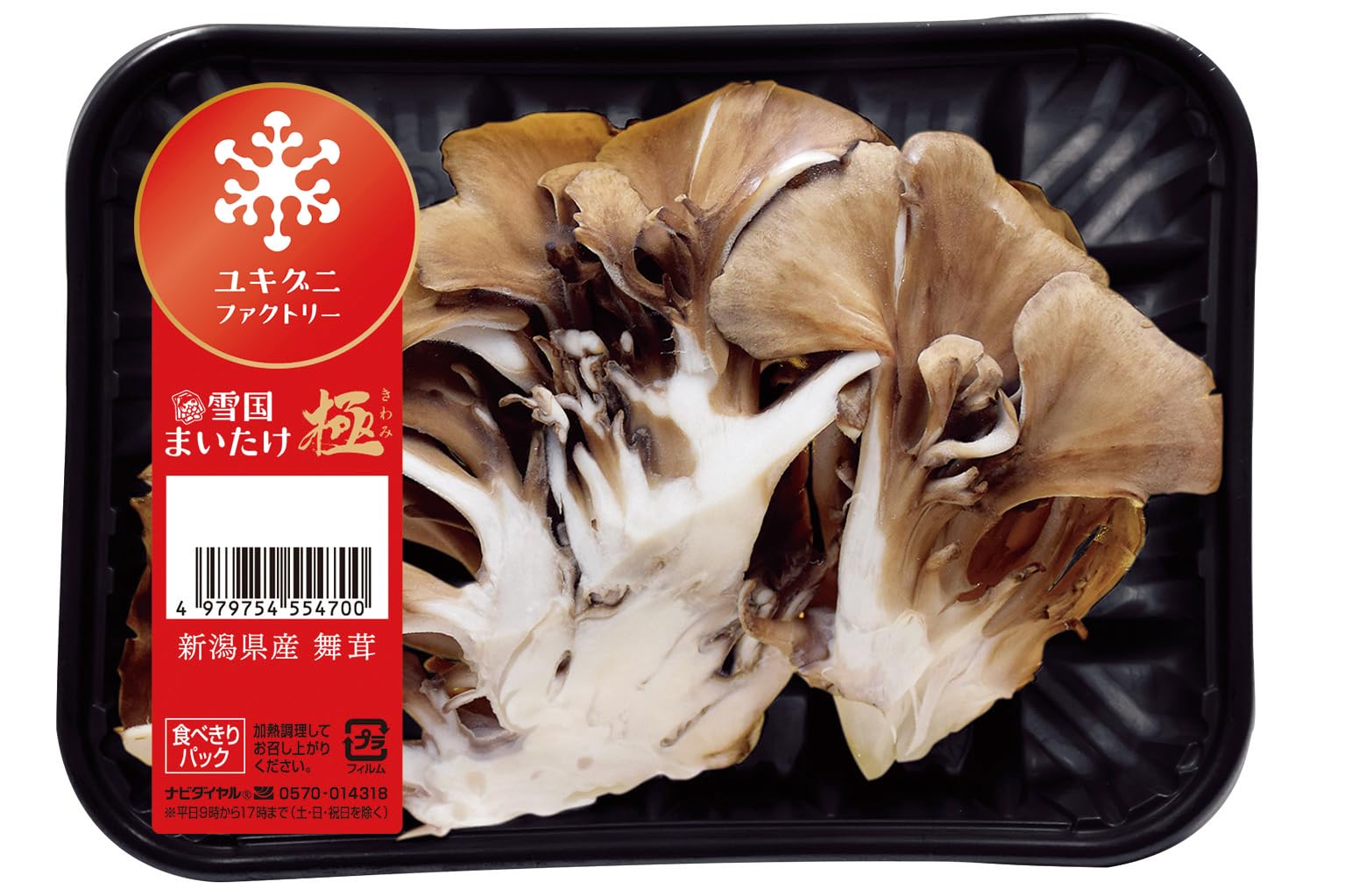 Amazon.co.jp: 新潟産 雪国まいたけ 極 まいたけ 食べきりパック 1
